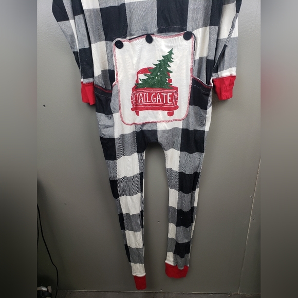 Lazy One Pajamas Sz Large Womens Buffalo Plaid Flap Jack 100% Cotton Long Sleeve - Picture 8 of 12